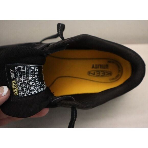 KEEN Utility 1028301W Women's Sz 10W Black Tempe Comp Toe Work Shoes - Picture 10 of 12
